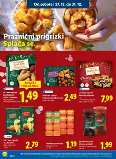 Lidl katalog akcije – veljaven od 23.12.2025 | Stran: 10 | Izdelki: Sir, Prigrizki