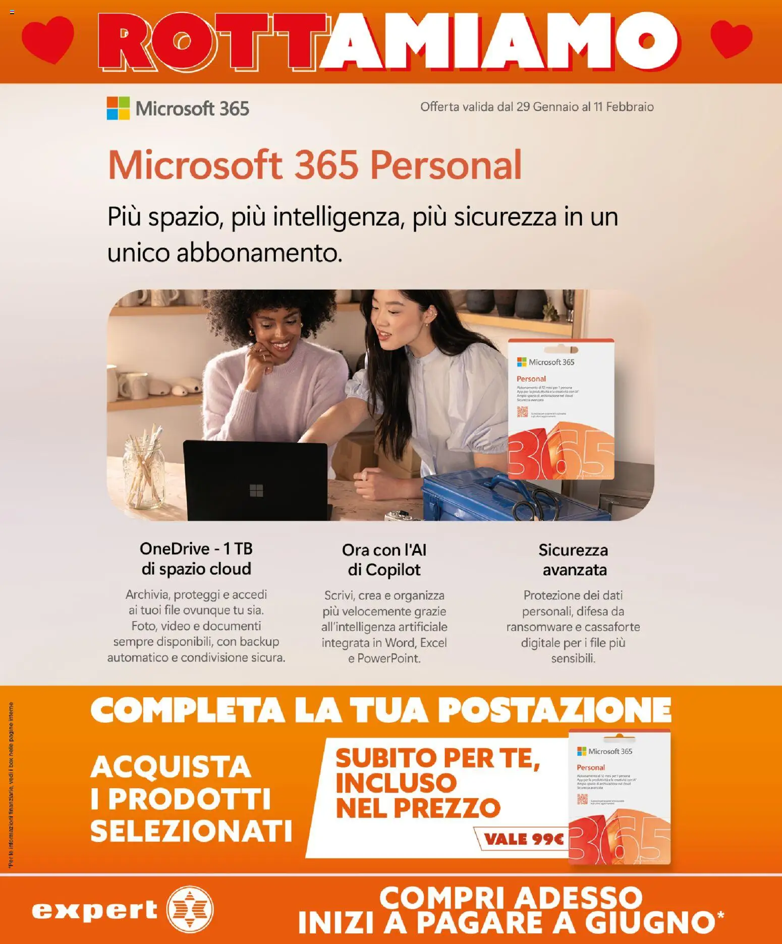 Volantino Expert del 29.01.2026 | Pagina: 19 | Prodotti: Video, Cassaforte