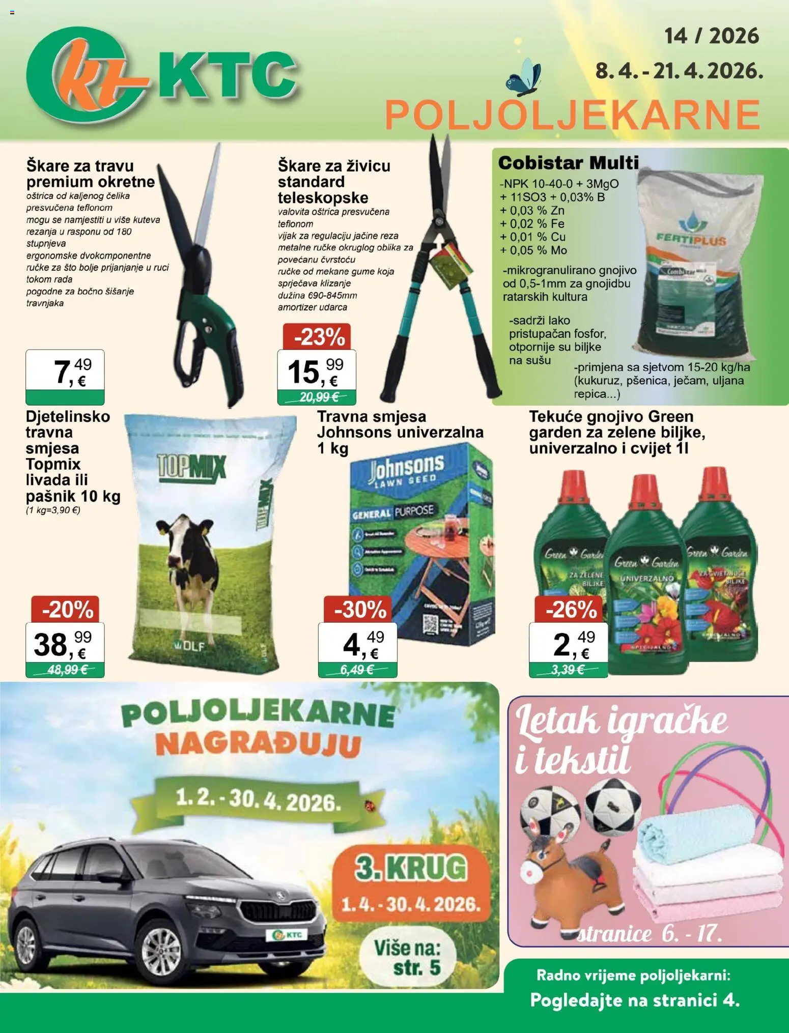 KTC katalog | vrijedi od 08.04.2026 | Stranica: 1 | Proizvodi: Škare