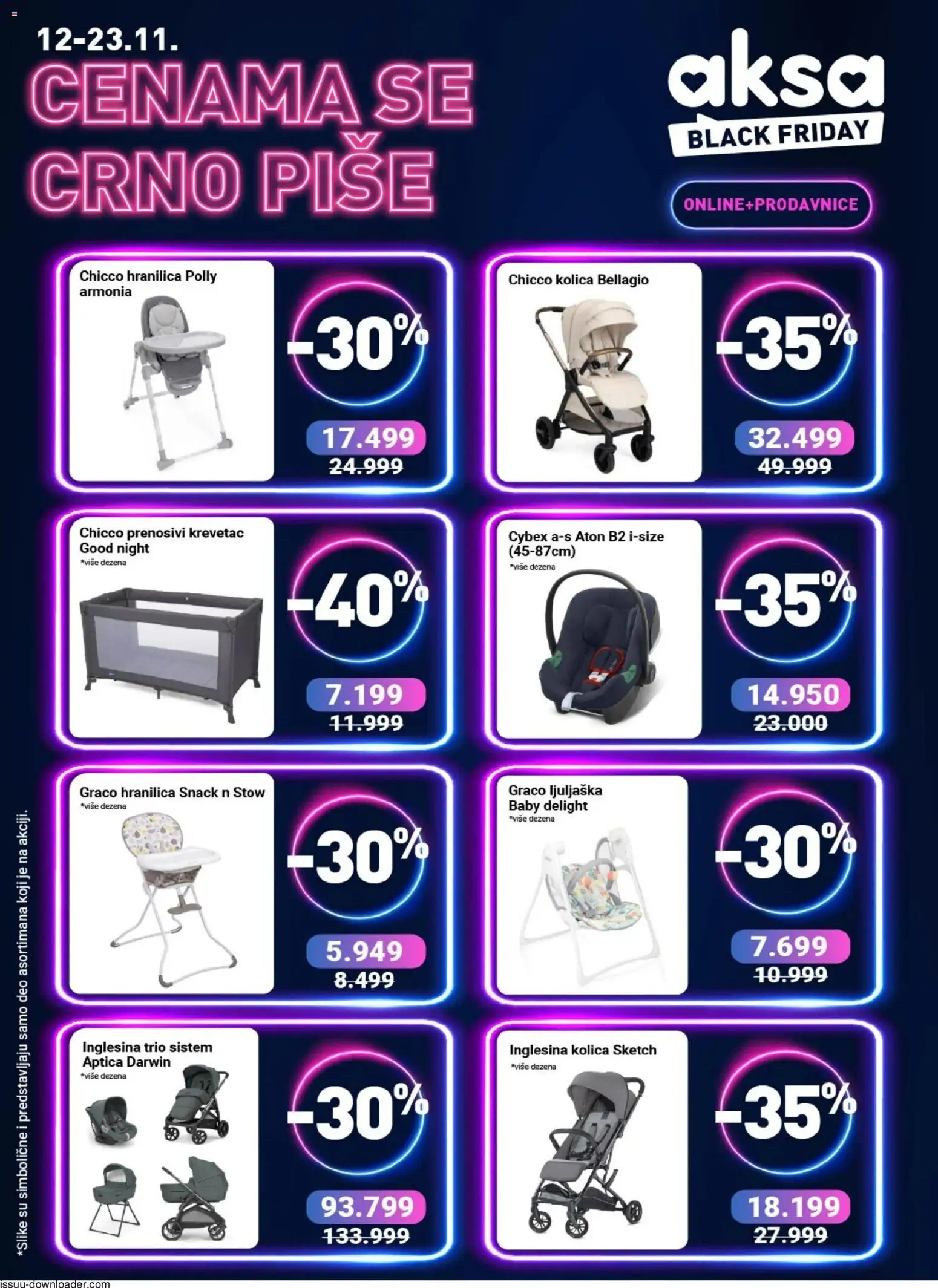 Aksa katalog - važi od 12.11.2025 | Strana: 3 | Proizvode: Kolica