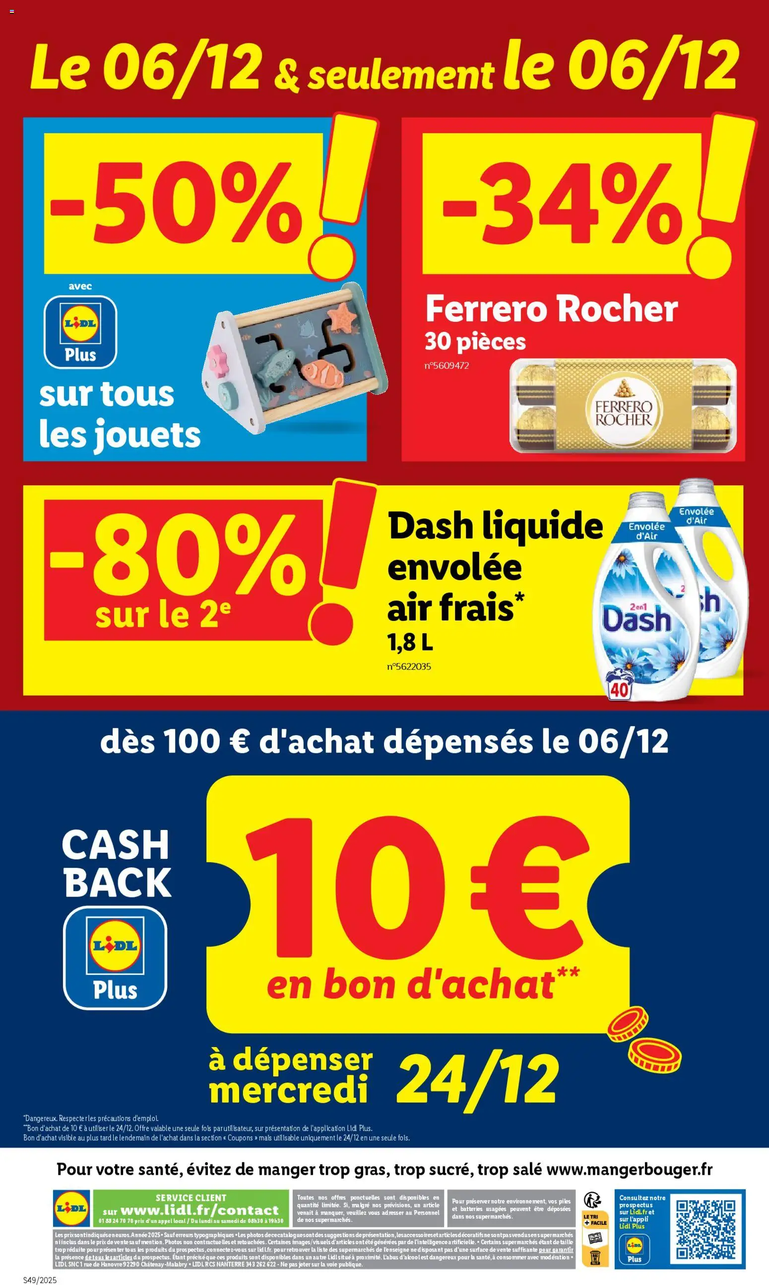 {H1} | Page: 45 | Produits: Ferrero rocher, Mais, Détergent, Piles