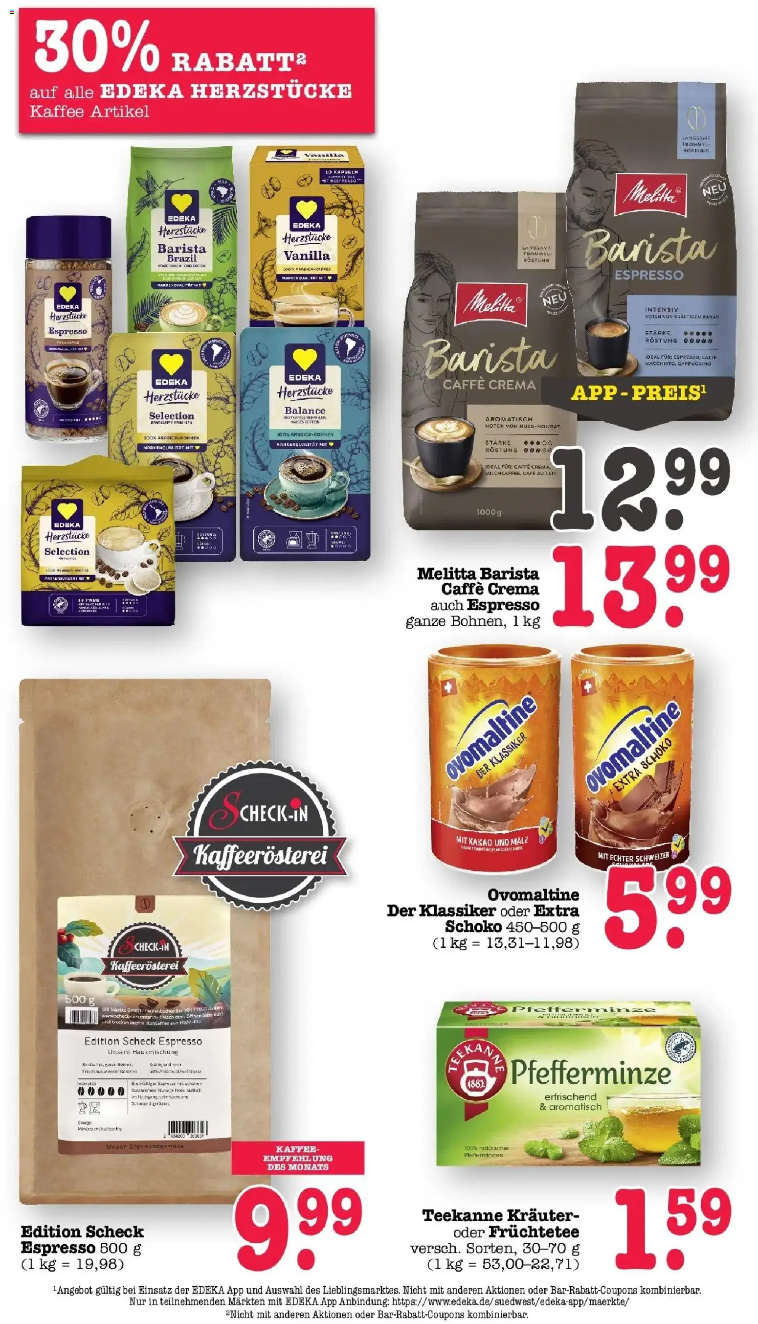 Angebote – gültig ab 16.03.2026 | Seite: 32 | Produkte: Ovomaltine, Kaffee, Pfeffer, Teekanne