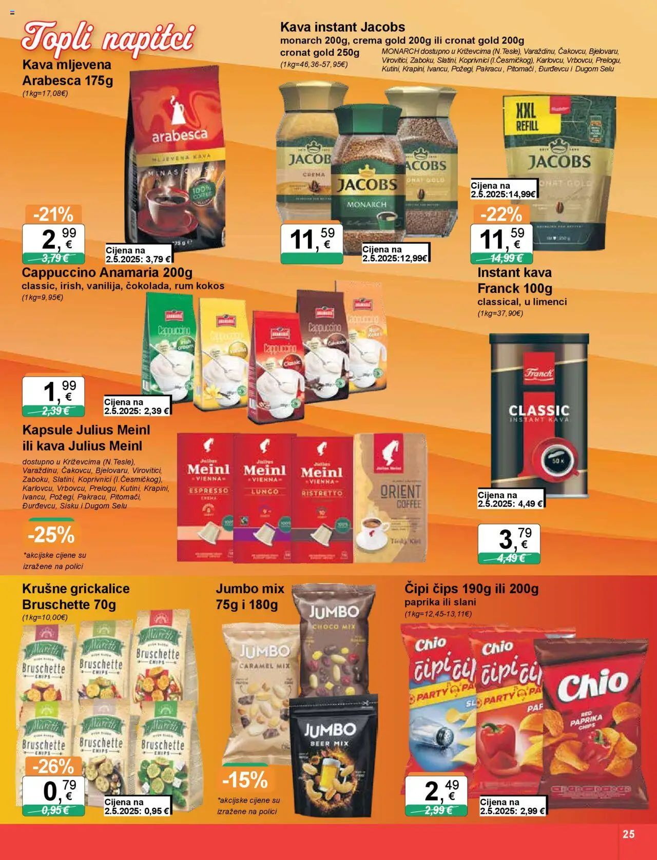 KTC katalog | vrijedi od 04.09.2025 | Stranica: 25 | Proizvodi: Kava, Paprika, Jacobs, Rum
