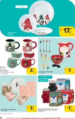 Carrefour market folder week 48 - Voorbeeld van een folder van Carrefour market, geldig van 26.11.2025 | Pagina: 16 | Producten: Servies, Mok