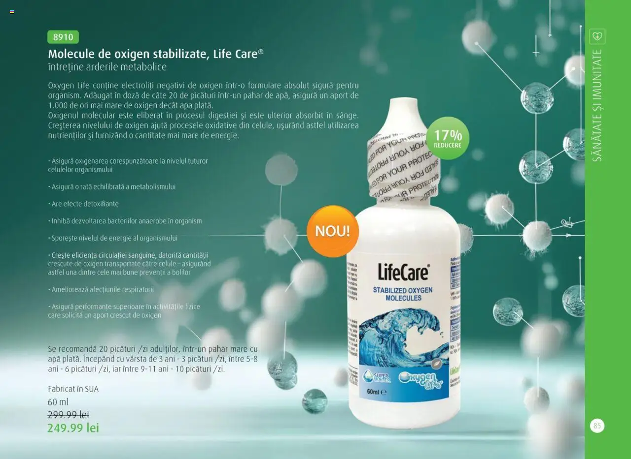 Life Care catalog - Aprilie/Octombrie – valabil de la 01.04.2025 | Pagină: 87 | Produse: Babak, Rață, Apă