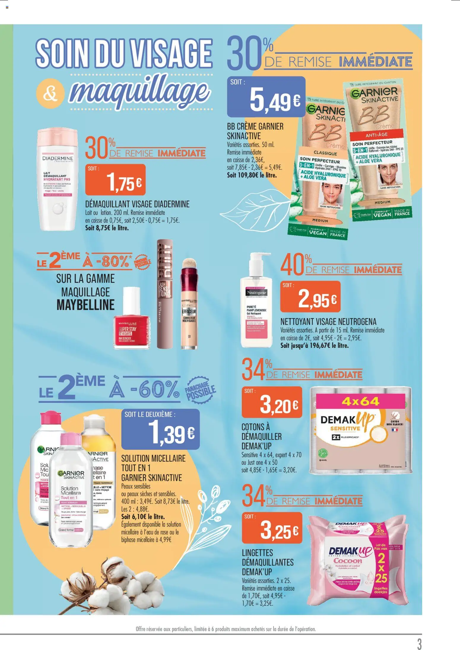 {H1} | Page: 3 | Produits: Démaquillant, Gel nettoyant, Maquillage, BB crème