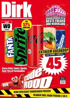 Dirk folder / publicité - Voorbeeld van een folder van Dirk, geldig van 22.04.2026