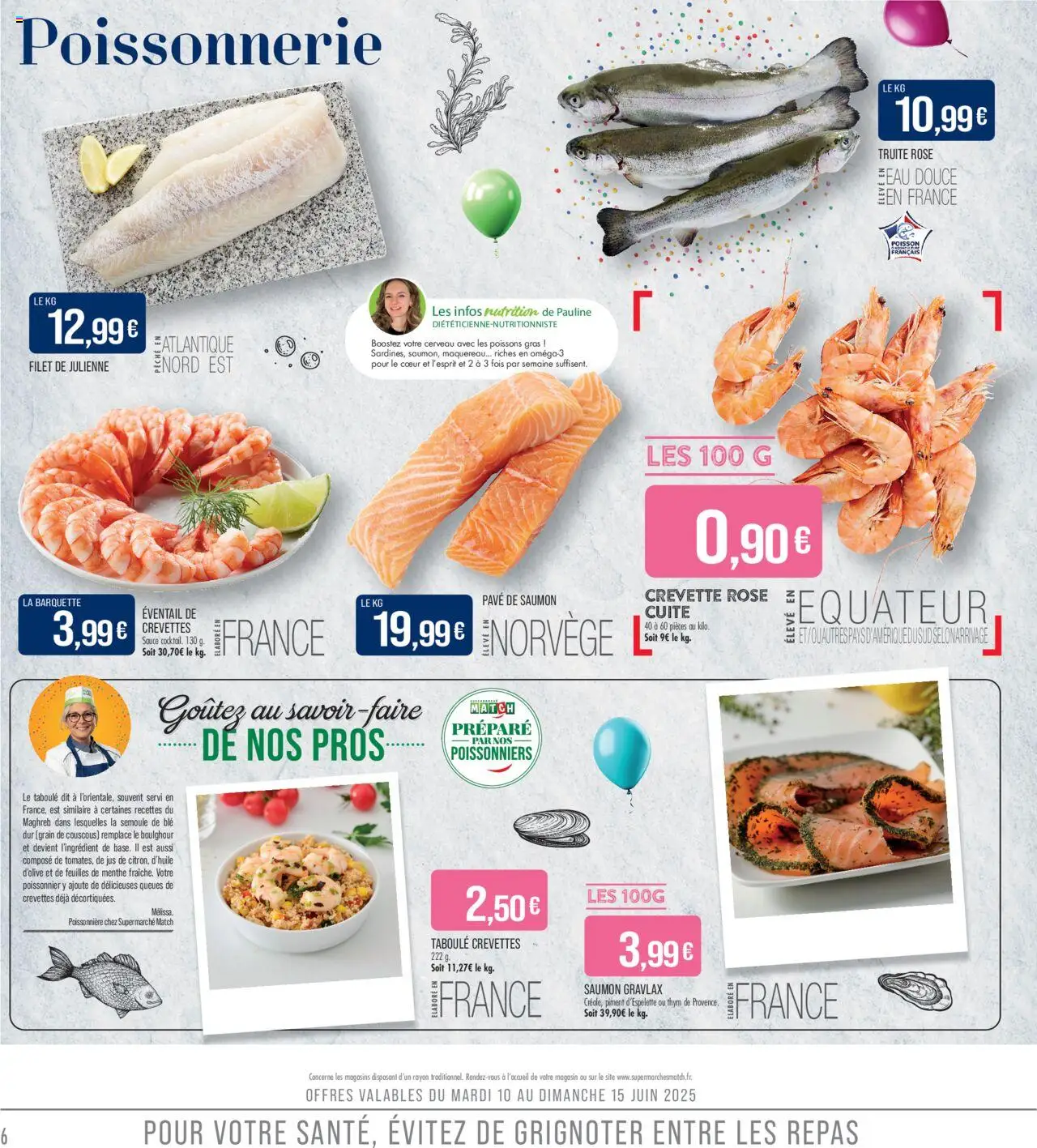  | Page: 6 | Produits: Éventail, Maquereau, Semoule, Couscous