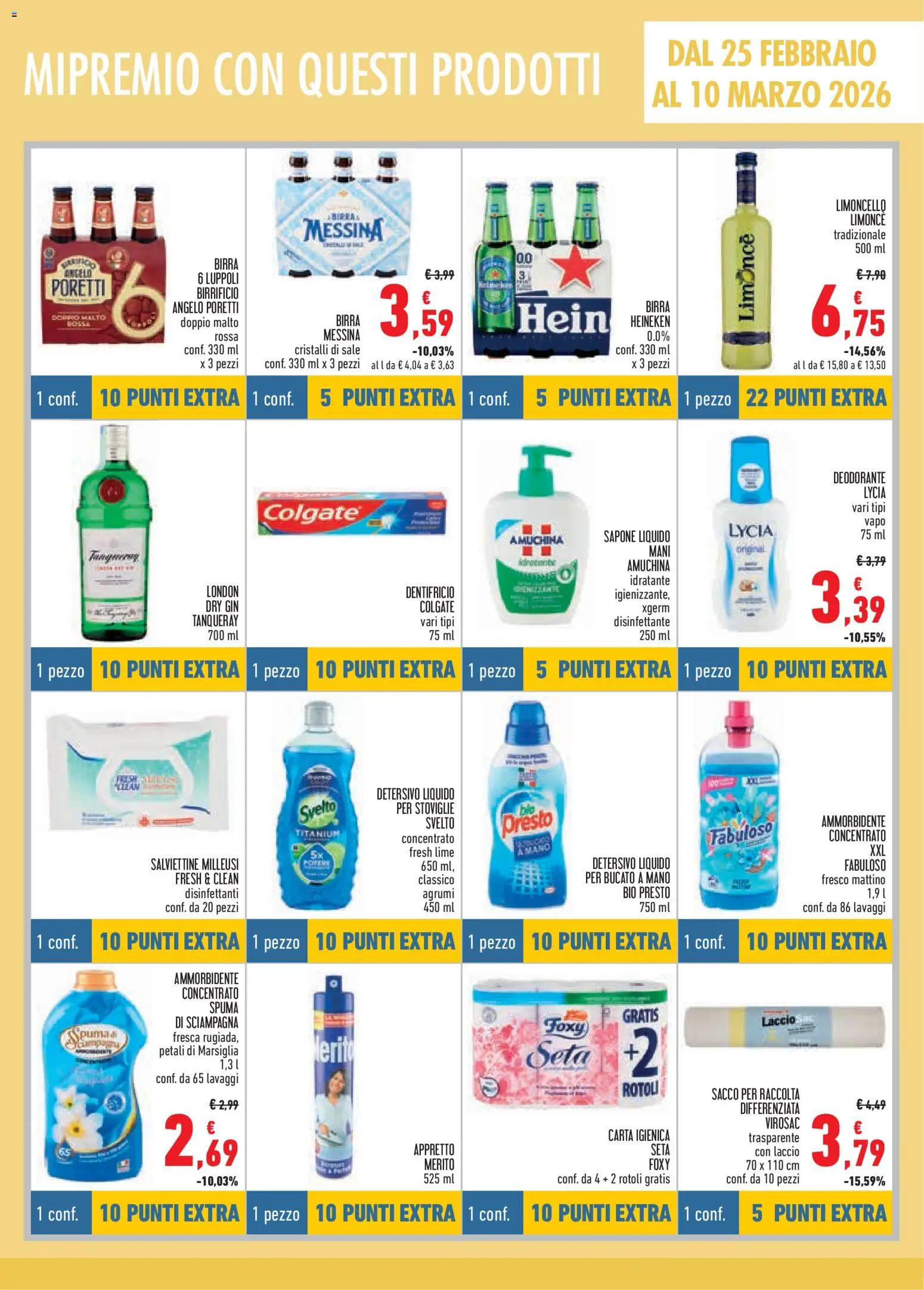 Volantino Conad del 25.02.2026 | Pagina: 7 | Prodotti: Sapone, Deodorante, Ammorbidente, Sale
