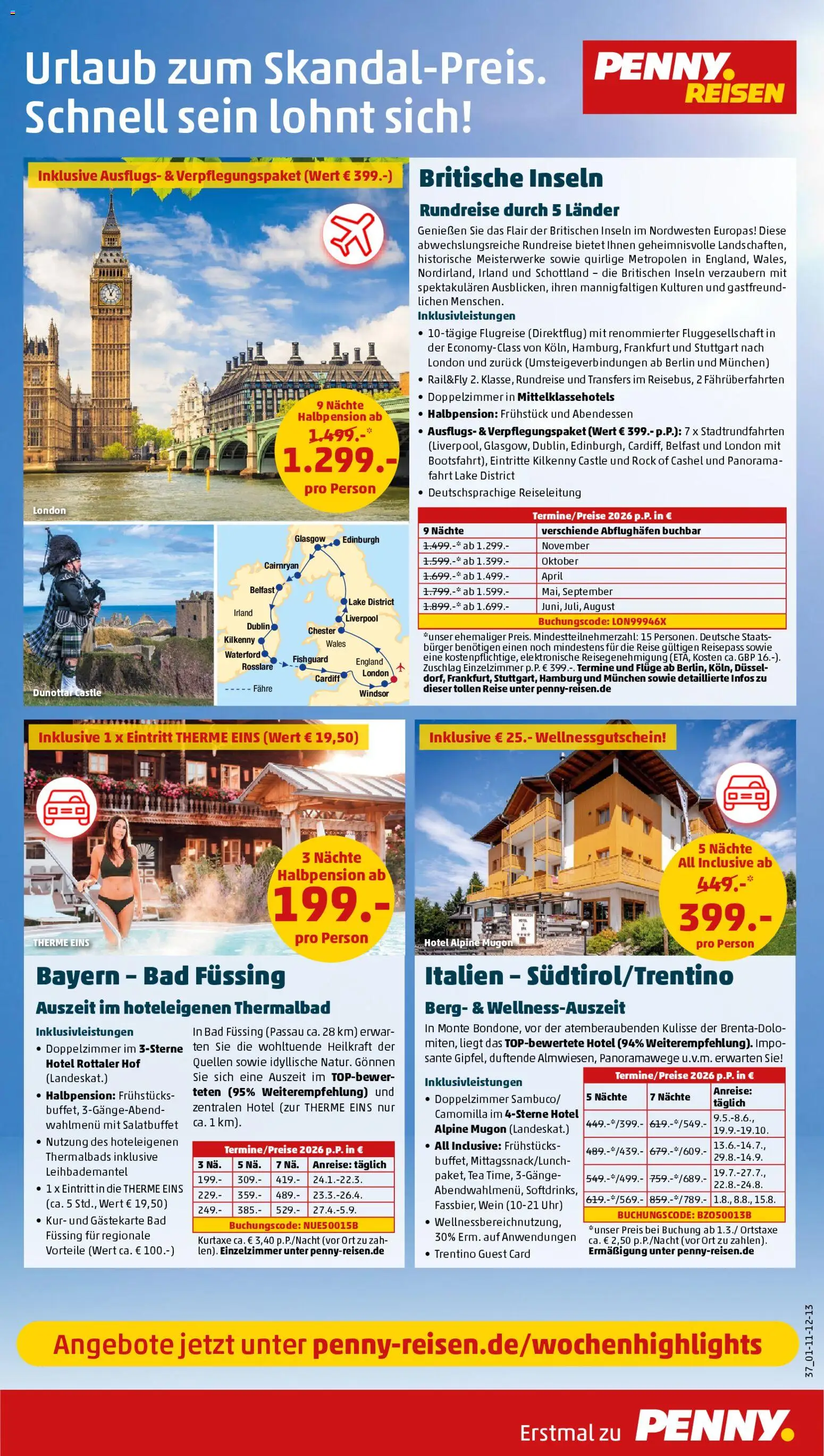 Penny Prospekt 	 – gültig ab 19.01.2026 | Seite: 39 | Produkte: Bad, Burger, Rock, Uhr