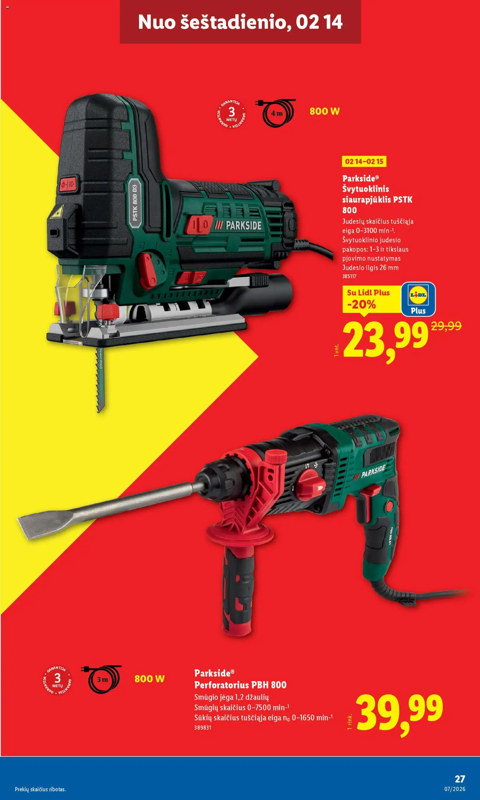 LIDL akcijos nuo 09.02.2026 | Puslapis: 27