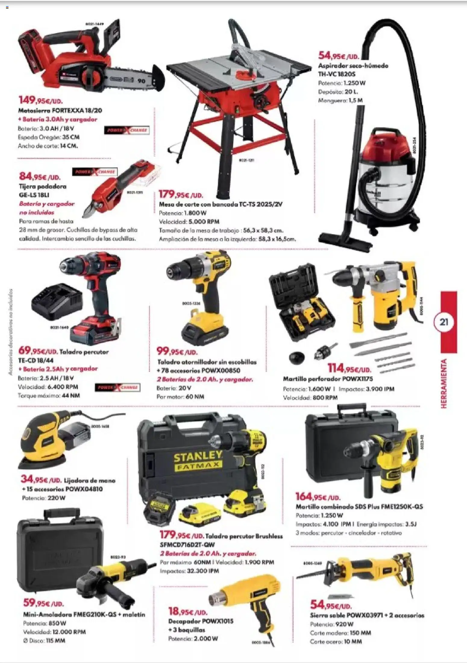 BricoCentro folleto │ válido desde el 26.01.2026 | Página: 23 | Productos: Manguera, Disco, Mesa, Batería
