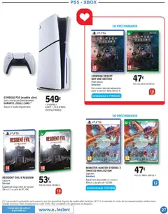 E.Leclerc - Prévisualisation de E.Leclerc À l'affiche valide à partir de 10.03.2026 | Page: 27 | Produits: Vidéo, Xbox