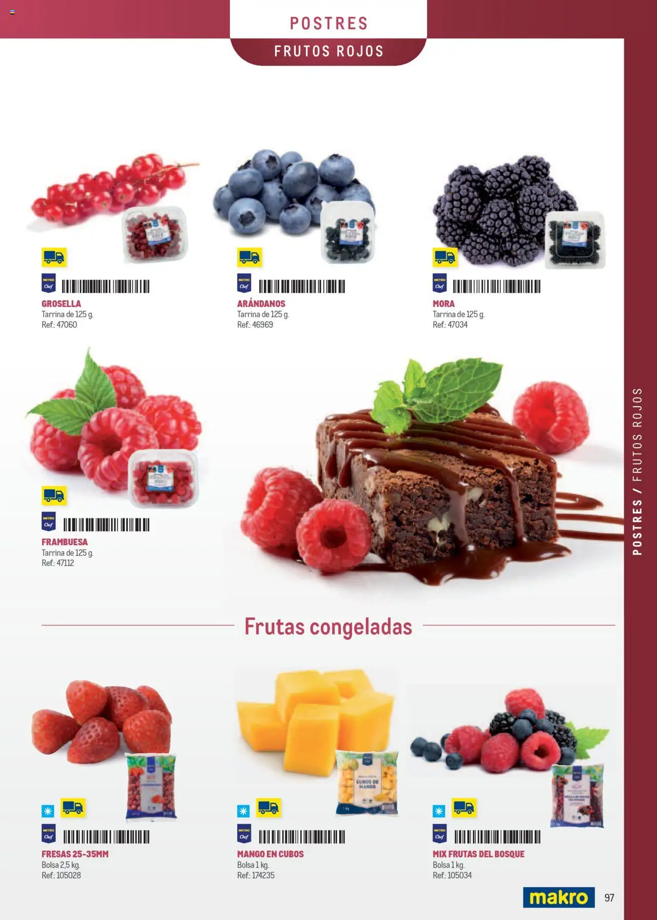Makro - Especia Carta Prat │ válido desde el 08.04.2025 | Página: 97 | Productos: Fresas, Bolsa, Ρούτερ