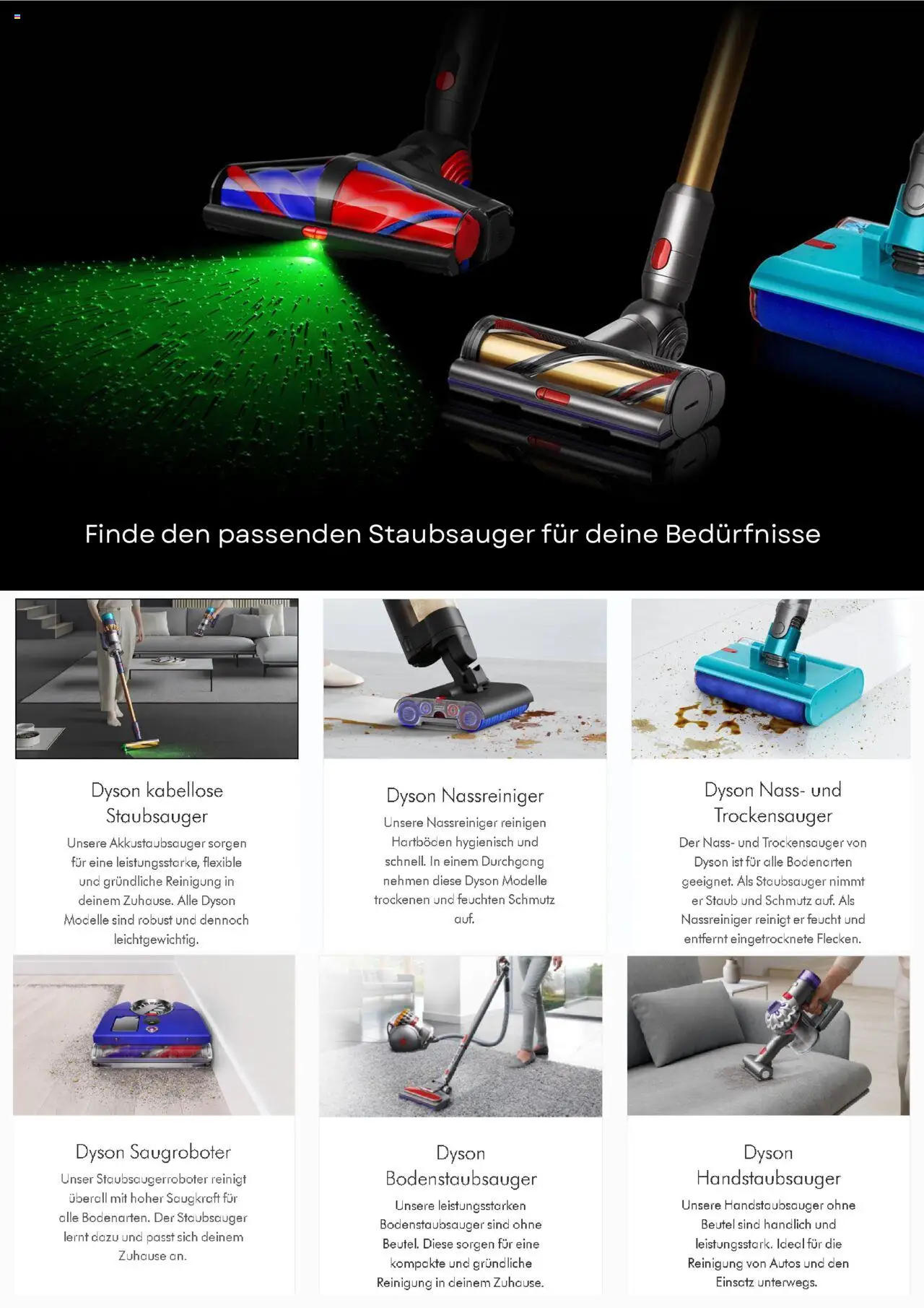 Dyson Prospekt 	 – gültig ab 09.09.2025 | Seite: 6 | Produkte: Dyson, Staubsauger