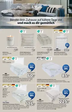 Prospekt JYSK ab 19.10.2025 gültig | Seite: 10 | Produkte: Hülle, Kissen, Bettdecke
