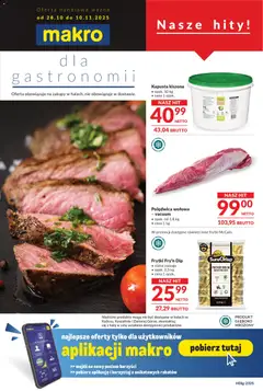 Pogląd oferty "Makro Gazetka - Oferta dla gastronomii" - ważna od 28.10.2025