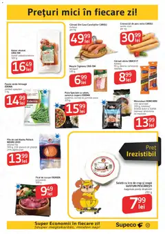 Ofertele Supeco valabile de la 19.03.2026 | Pagină: 11 | Produse: Șuncă, Salată cu icre, Salată, Stafide