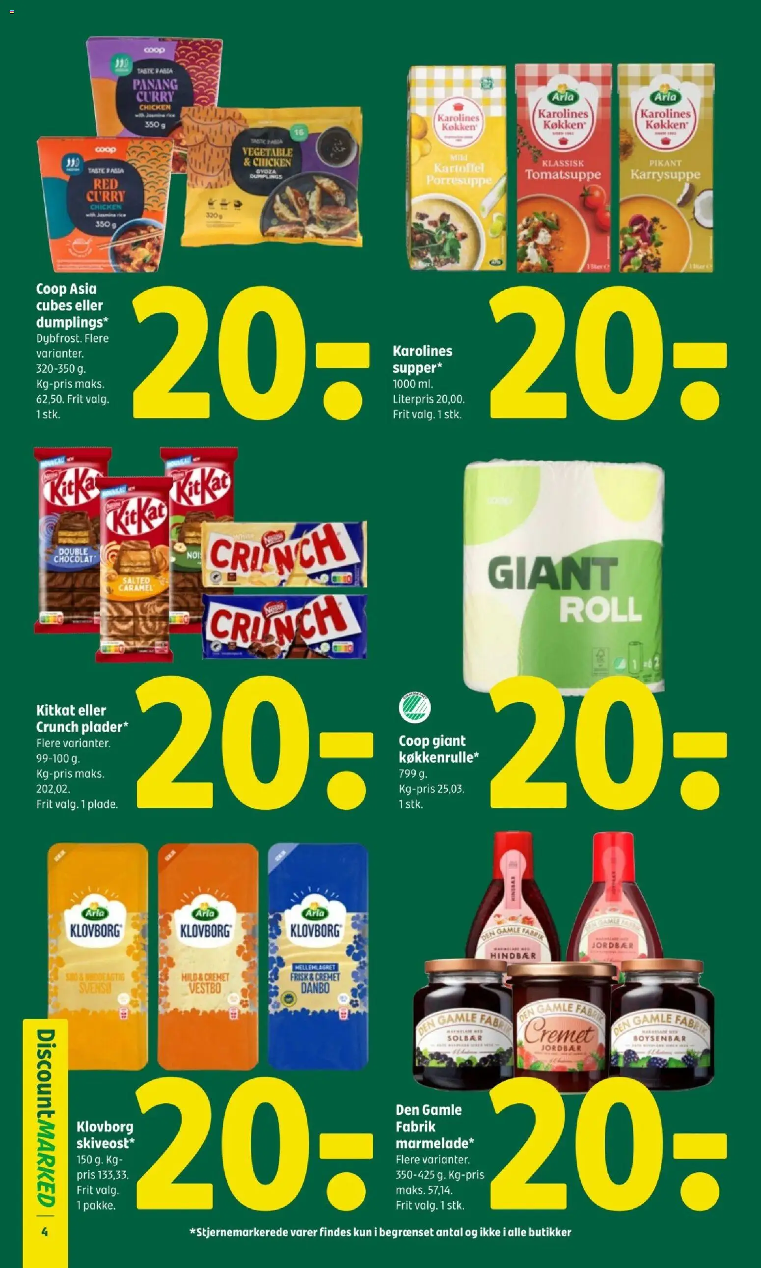 Coop 365 tilbudsavis – gyldig fra 22.01.2026 | Side: 4 | Produkter: Jordbær, Pasta, Hindbær, Solbær