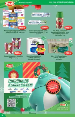 Reál Akciós újság - amely érvényes a következő dátumtól: 10.12.2025 | Oldal: 18 | Termékek: Pick, Rama, Légfrissítő, Illatgyertya