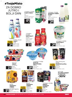 Katalog Tommy - Pregled kataloga iz trgovine Tommy, vrijedi od 23.10.2025 | Stranica: 18 | Proizvodi: Mlijeko, Jogurt, Puding, Kefir