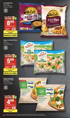 Pogląd oferty "Delikatesy Centrum Gazetka" - ważna od 29.01.2026 | Strona: 18 | Produkty: Delikatesy, Frytki, Zupy mrożone, Warzywa