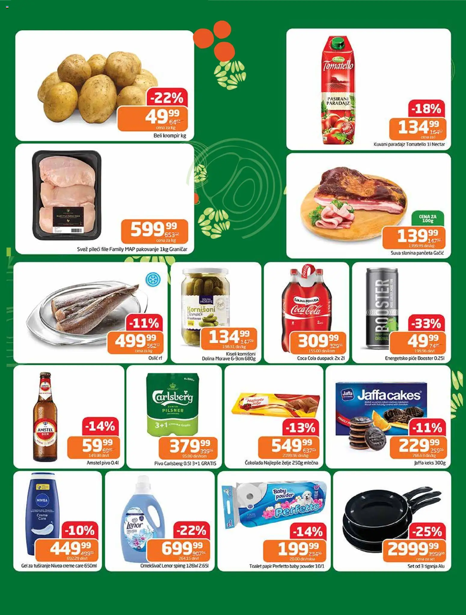 Gomex katalog - važi od 26.11.2025 | Strana: 2 | Proizvode: Suva slanina, Keks, Nivea, Paradajz
