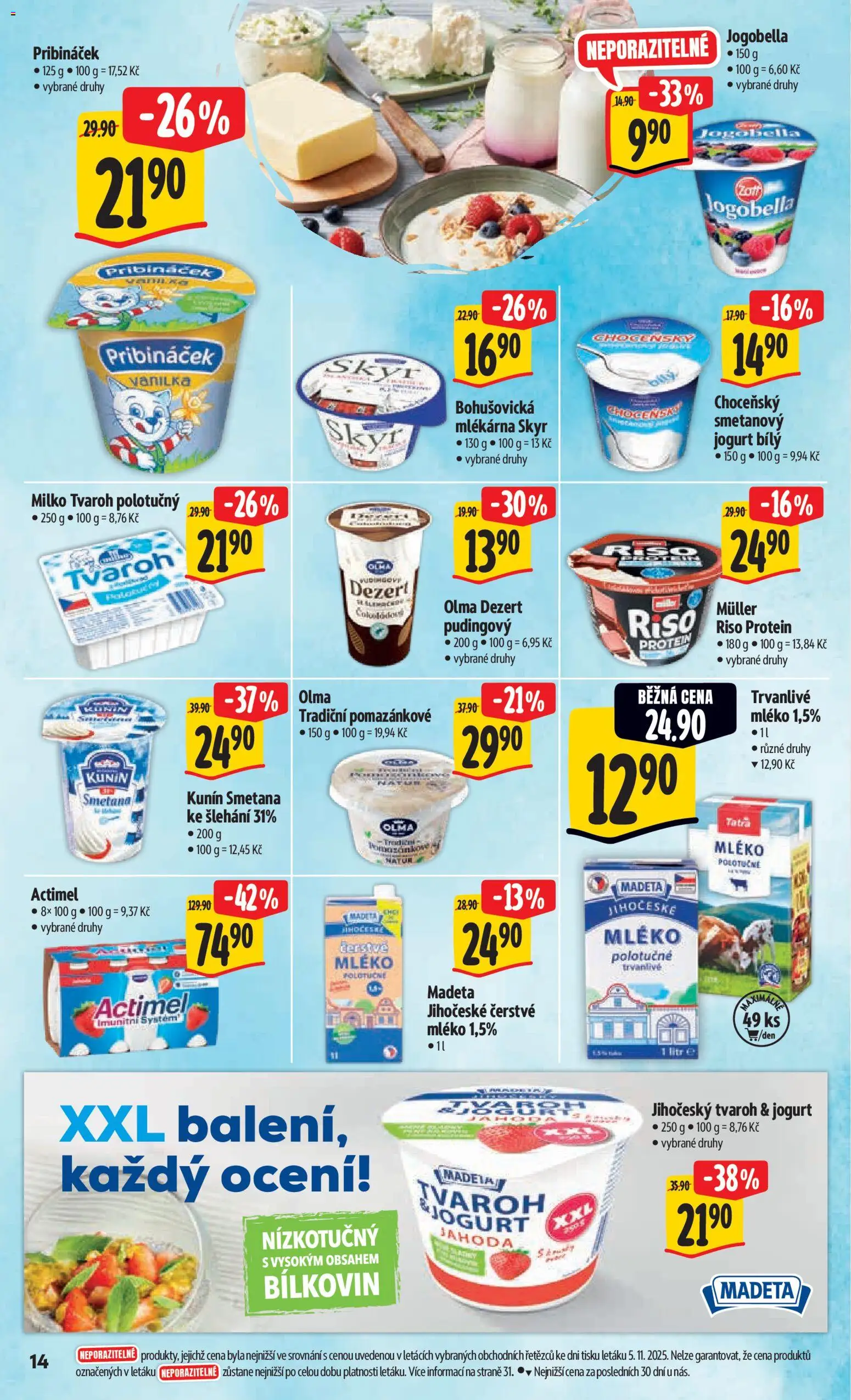 Albert Black Friday od 12.11.2025 | Strana: 23 | Produkty: Mléko polotučné, Jogurt, Jogobella, Protein