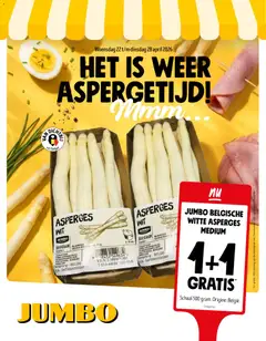 JUMBO folder / publicité - Voorbeeld van een folder van JUMBO, geldig van 22.04.2026