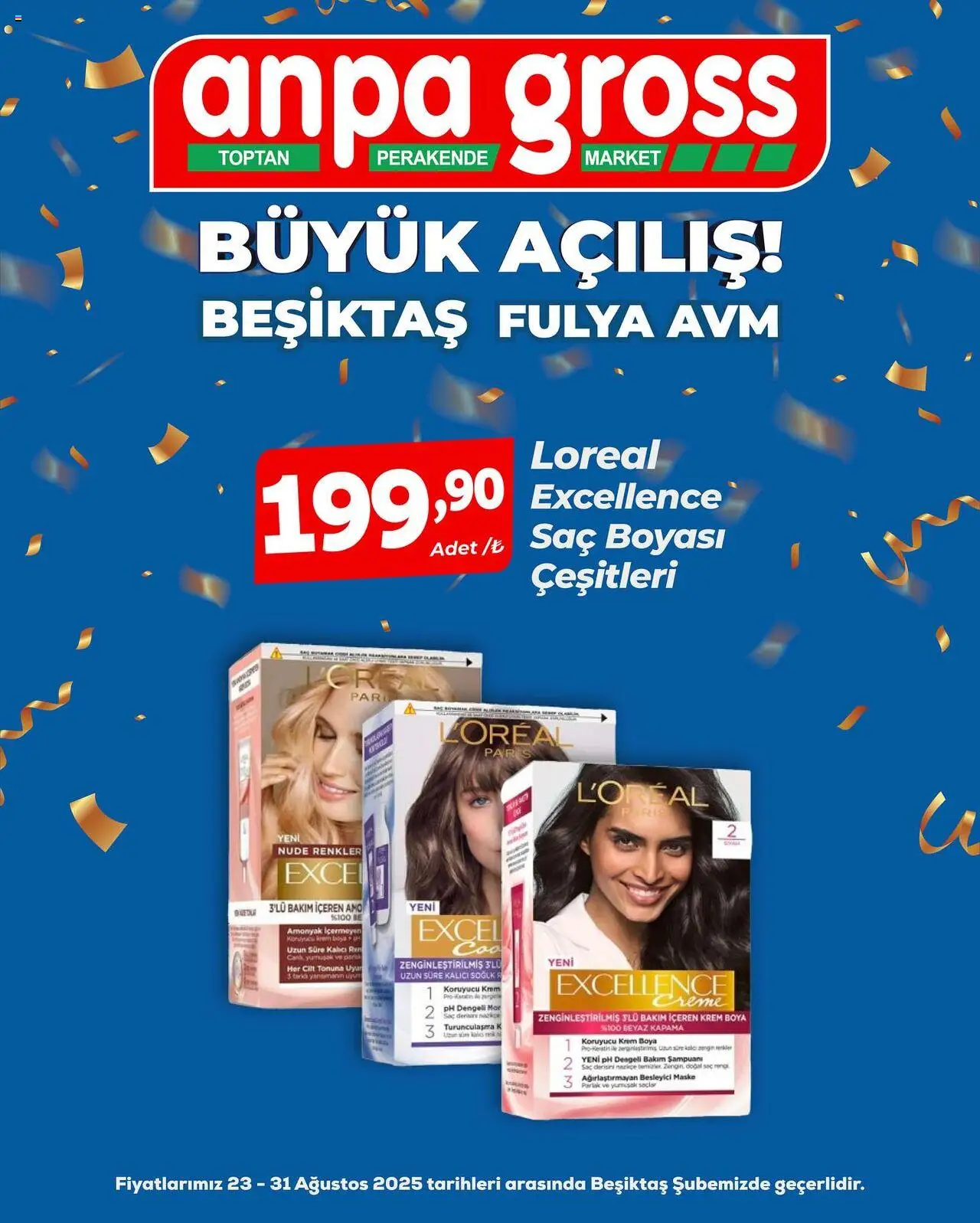 Anpa Gross Büyük Açılış - 23.08.2025 tarihinden itibaren geçerlidir | Sayfa: 72 | Ürünler: Krem, Maske