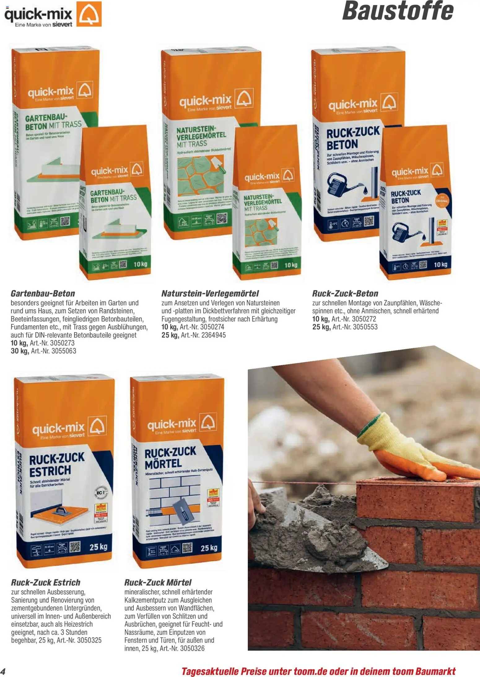 Toom Baumarkt Baustoffe & Bauelemente 2026 – gültig ab 20.02.2026 | Seite: 4