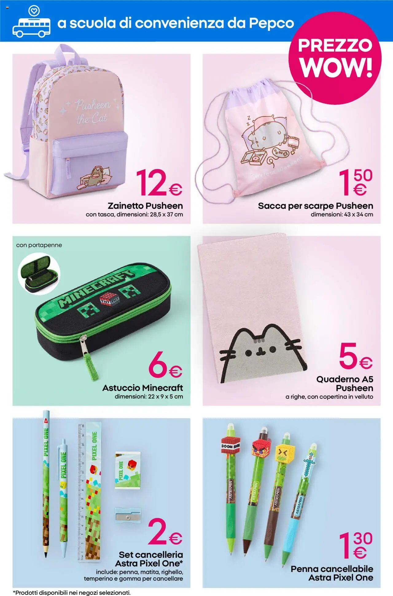 Volantino Pepco del 14.08.2025 | Pagina: 11 | Prodotti: Scarpe, The, Astuccio, Quaderno