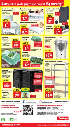 Thomas Philipps leidinys galioja nuo 16.03.2026 | Puslapis: 12 | Prekių: Pagalvė, Lentyna, Marškinėliai, Užvalkalas