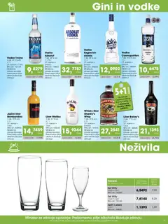 Tuš katalog akcije – veljaven od 07.11.2025 | Stran: 19 | Izdelki: Steklenica, Kos, Αγκινάρα, Vodka