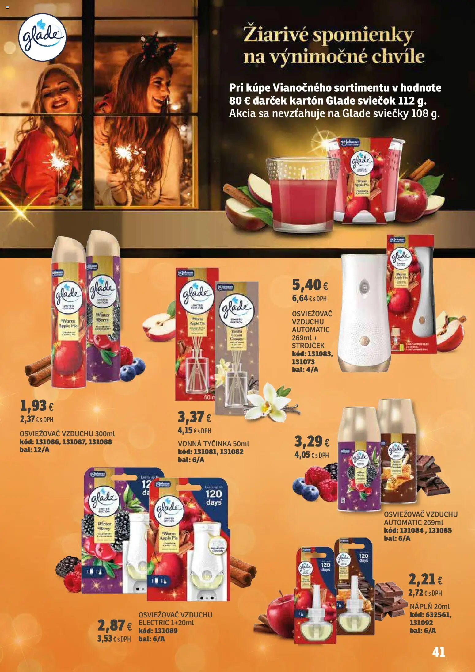 Nové Labaš akcie – leták je platný od 28.11.2025 | Strana: 41 | Produkty: Osviežovač vzduchu, Strojček, Apple