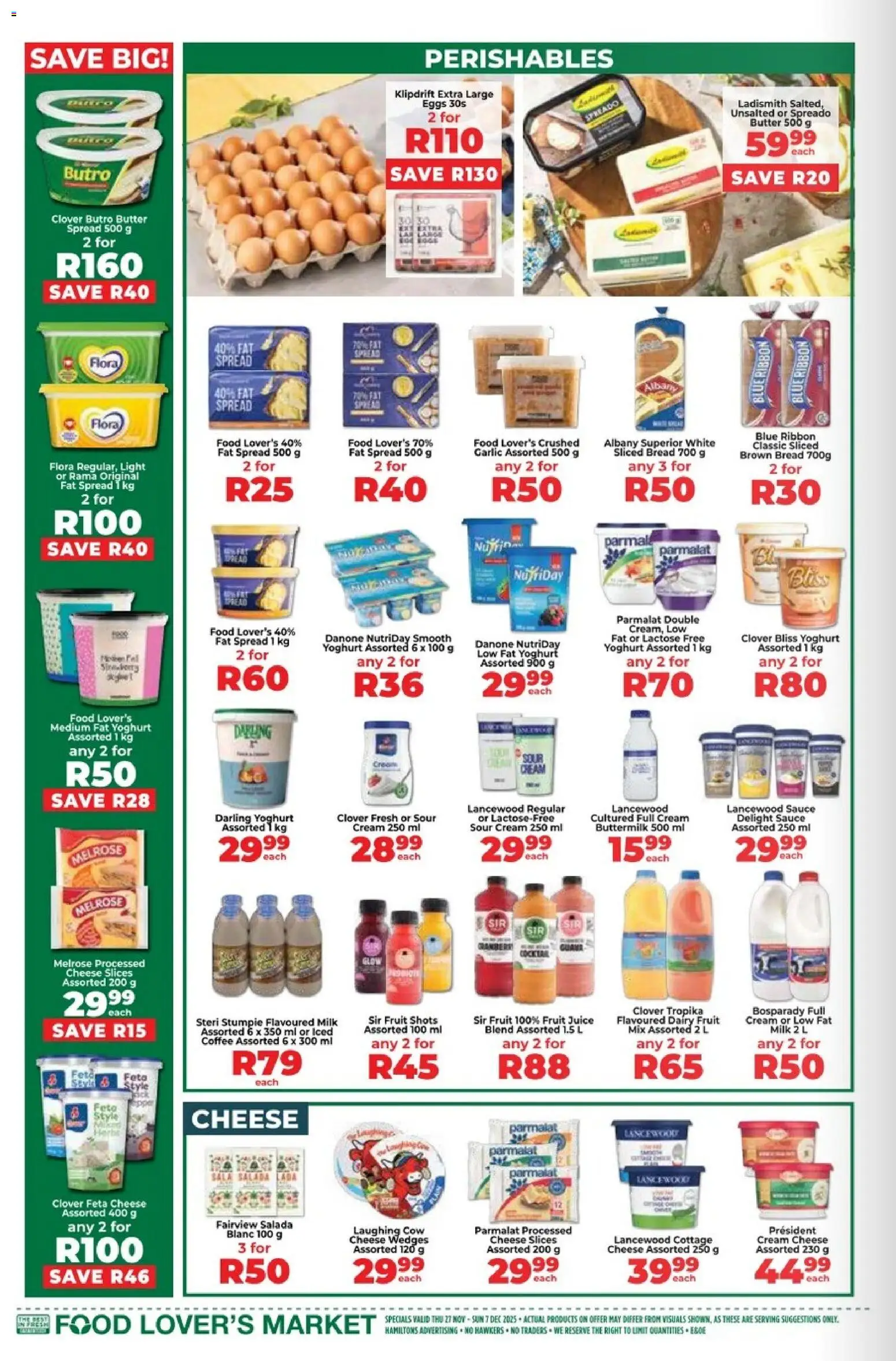 New Food Lover's Market catalogue – valid from 27.11.2025 | Page: 10 | Products: Eggs, Bread, Juice, Fruit