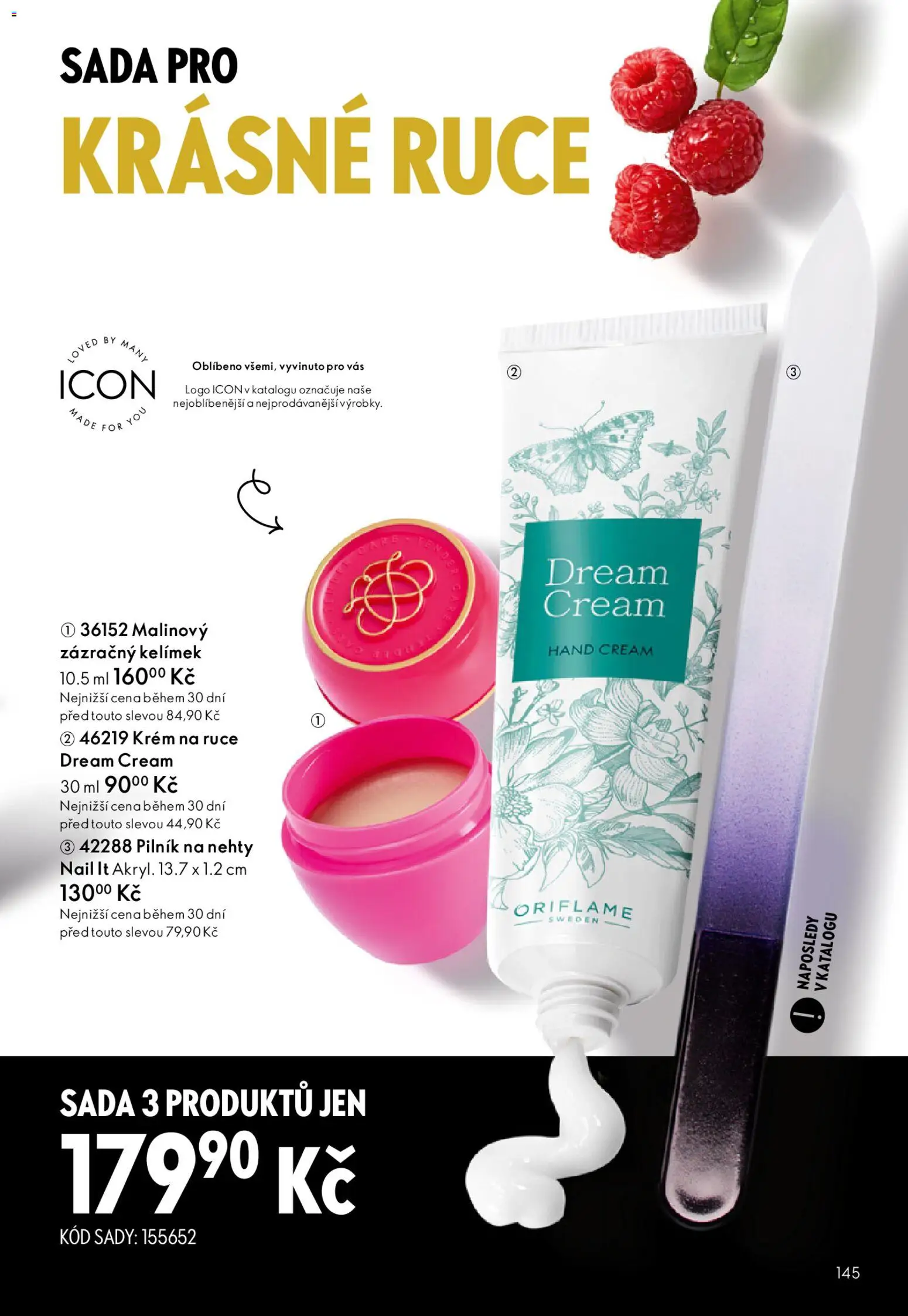 Oriflame katalog č. 05/2026 od 25.03.2026 | Strana: 145 | Produkty: Krém na ruce, Krém, Nehty