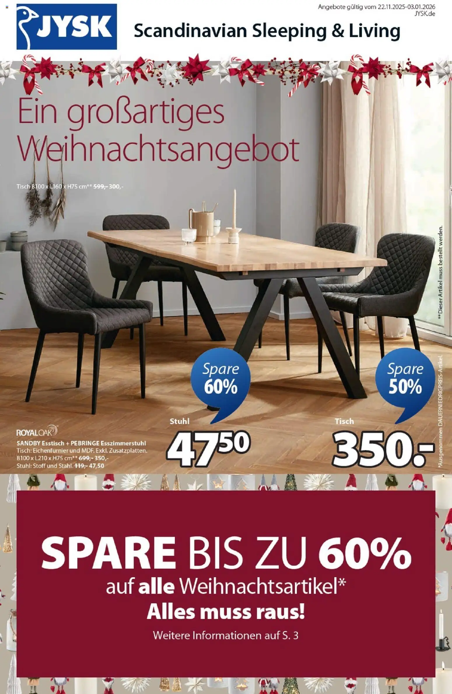 Prospekt JYSK – gültig ab 22.11.2025 | Seite: 1