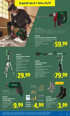Pré-visualização Lidl Black Friday válido de 17.11.2025 | Página: 17 | Produtos: Pratos, Aspirador, Telhas, Meias