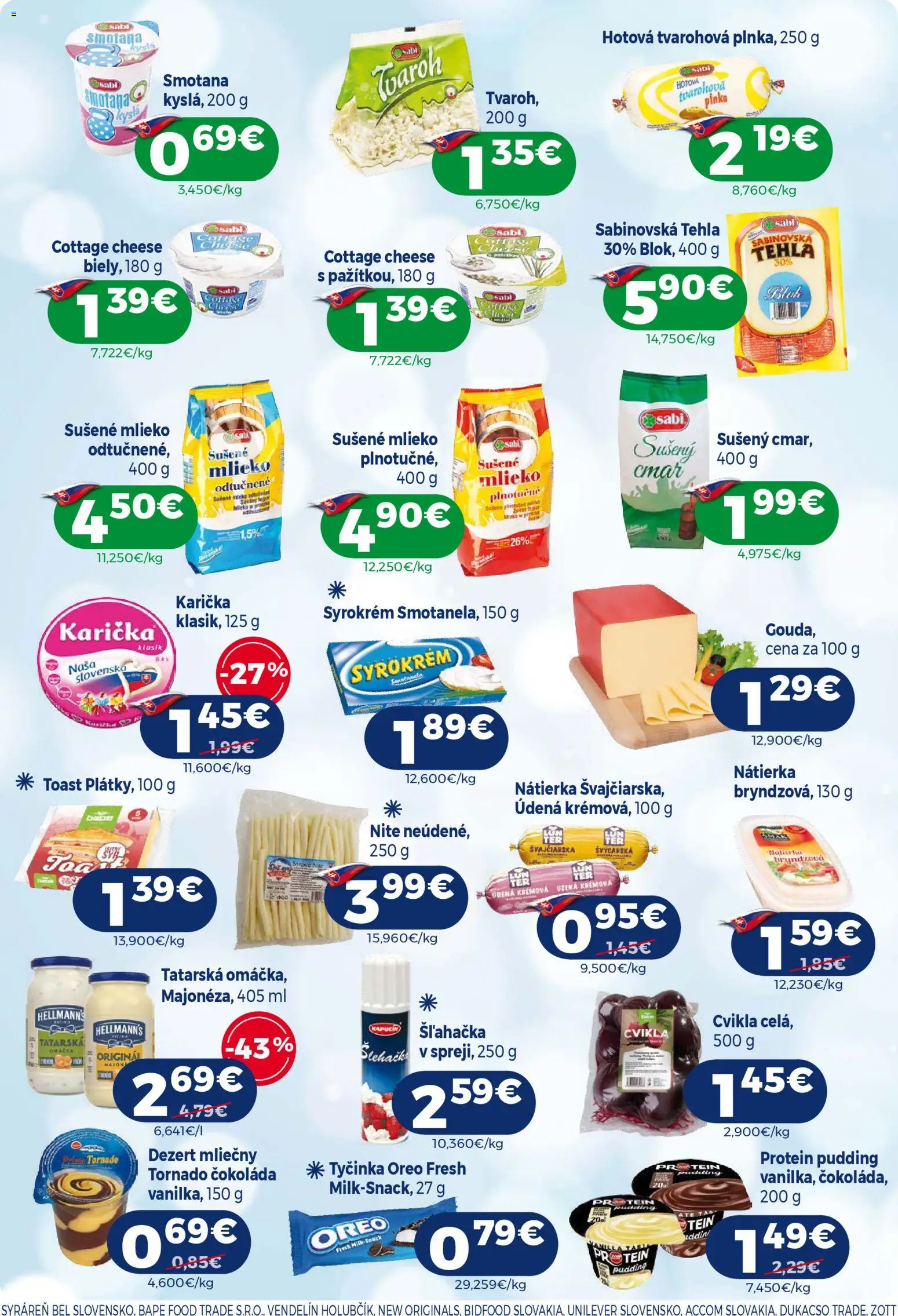 Nové Milk Agro akcie – leták je platný od 29.10.2025 | Strana: 4 | Produkty: Protein, Čokoláda, Cvikla, Sušené mlieko