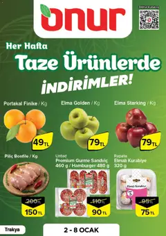 02.01.2026 tarihinden itibaren geçerli olan Onur Market kataloğu önizlemesi