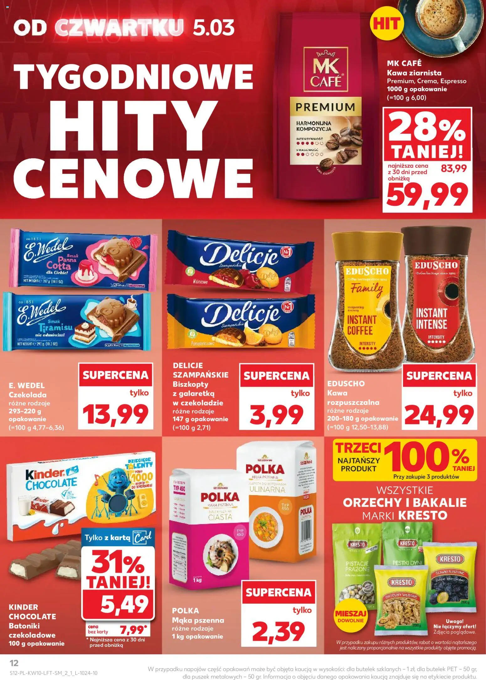 Kaufland gazetka od 05.03.2026 | Strona: 12 | Produkty: Chipsy kukurydziane, Chipsy, Doritos