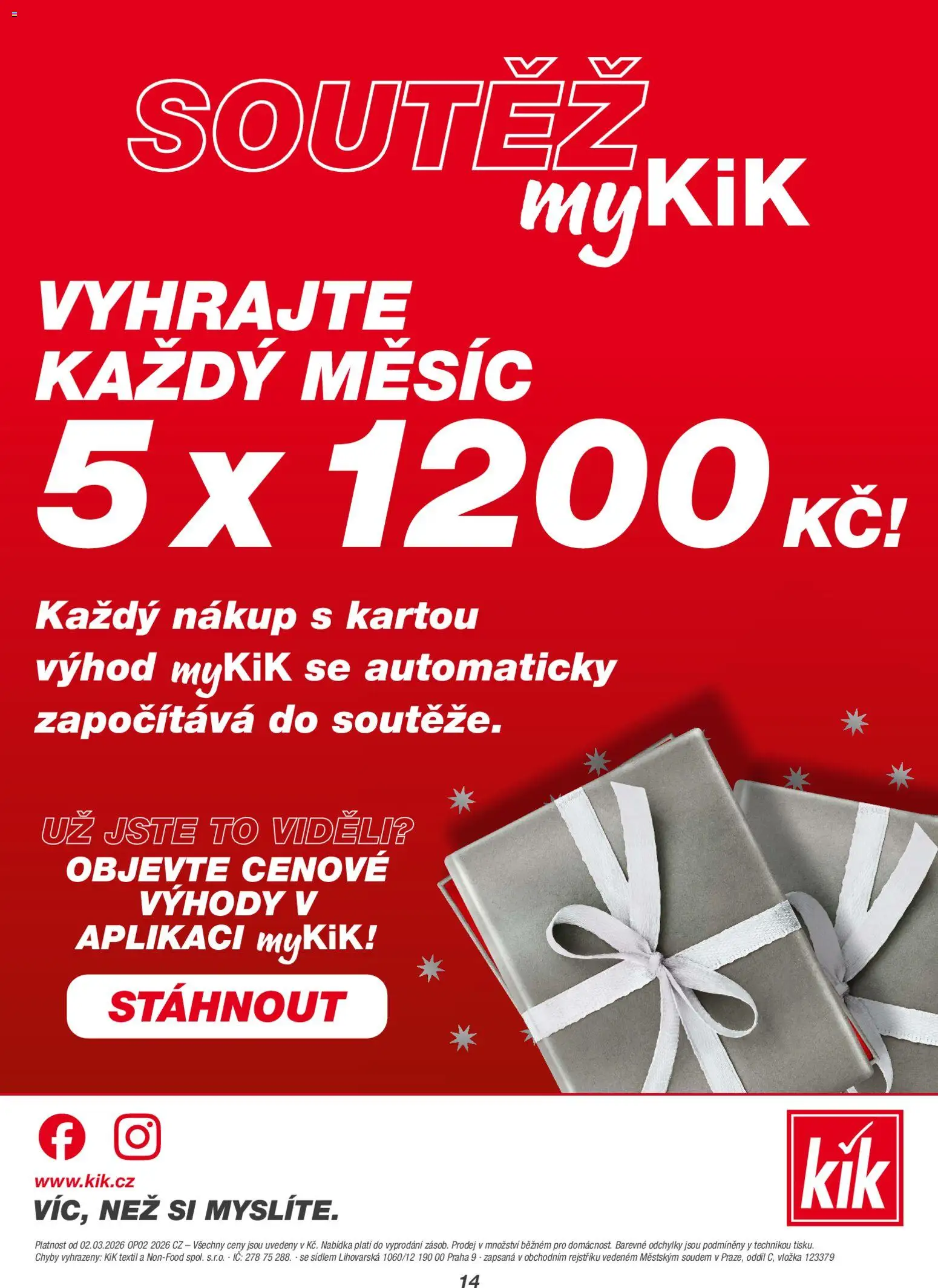 Kik leták od 02.03.2026 | Strana: 14