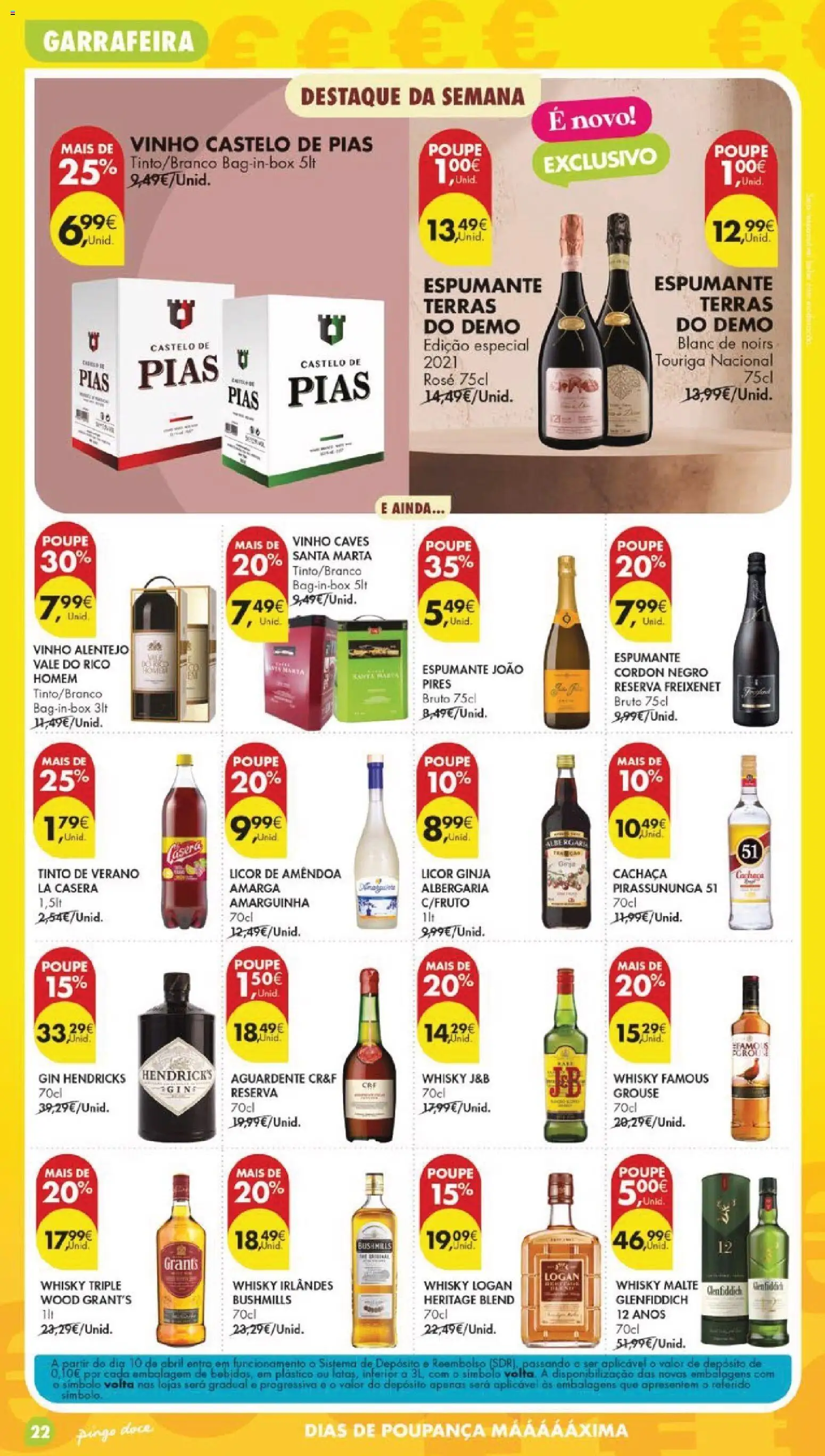 Pingo Doce folheto │ válido de 28.04.2026 | Página: 24 | Produtos: Espumante, Cachaça, Vinho, Gin