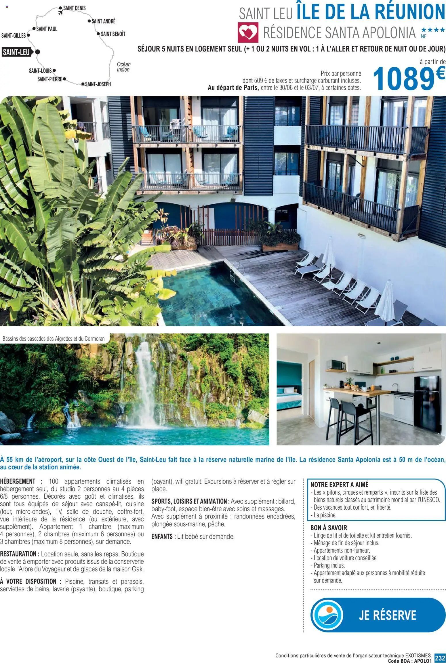 {H1} | Page: 232 | Produits: Glaces, Lit