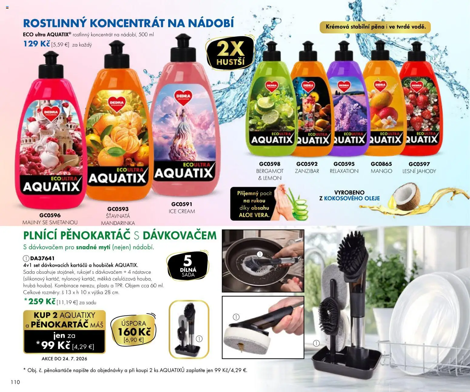 Nové Dedra akcie – leták je platný od 24.04.2026 | Strana: 10 | Produkty: Jahody, Mango, Maliny