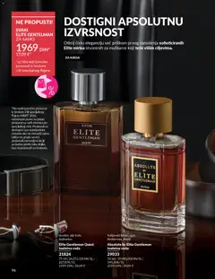 Elite Gentleman Quest toaletna voda, toaletna voda sa đumbirom, uljem kafe i kedrovinom - pregled AVON kataloga - važi od 28.02.2026 | Strana: 100 | Proizvode: Toaletna voda, Voda, Ulje