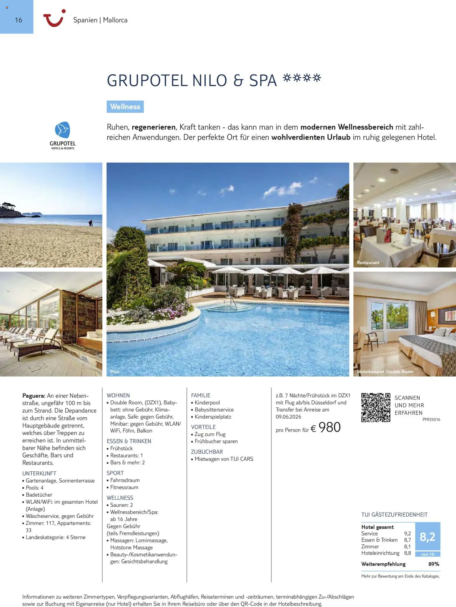 Aida  Südeuropa & Nordafrika 2026/27 – gültig ab 01.01.2026 | Seite: 16 | Produkte: Bett