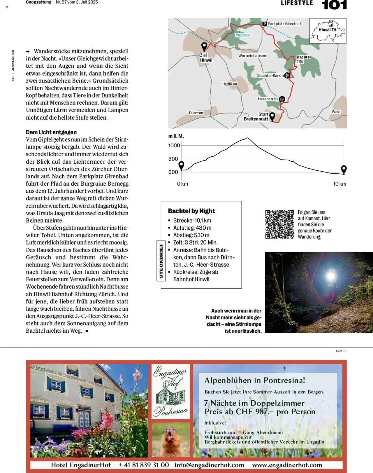 Coop Magazin ab 03.07.2025 | Seite: 101 | Produkte: Kühler, Lampe, Stirnlampe