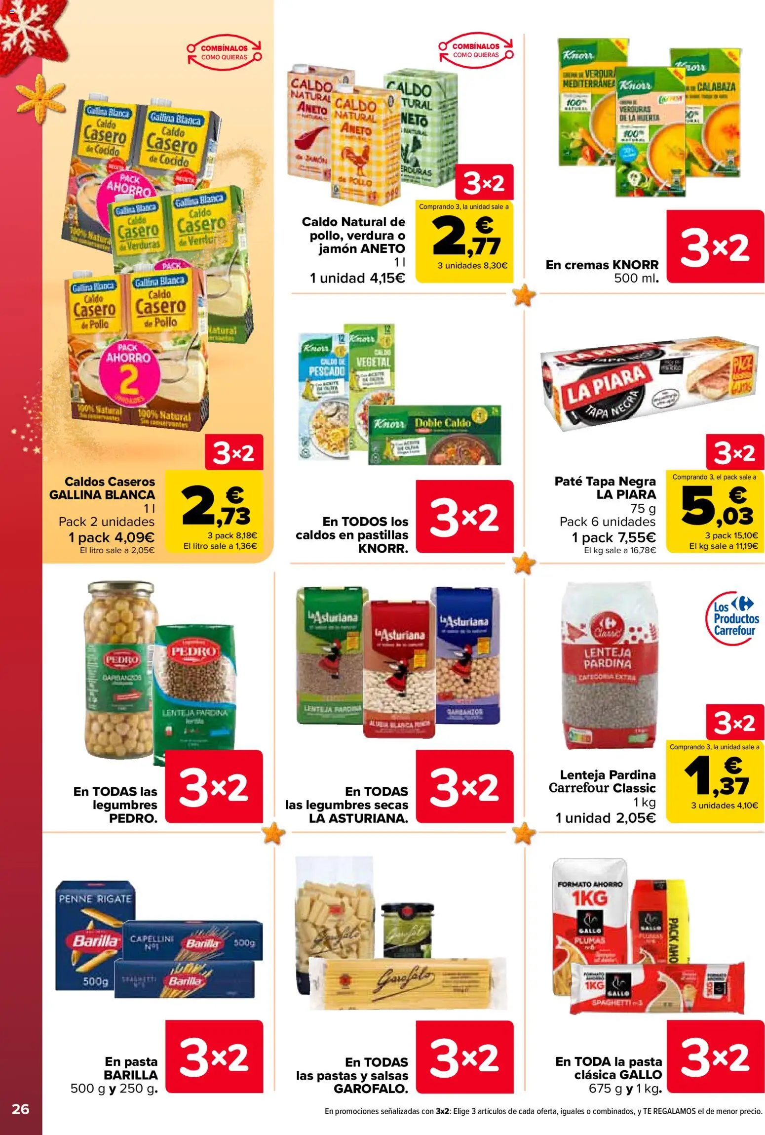 Carrefour folleto │ válido desde el 25.11.2025 | Página: 28 | Productos: Πράσινο τσάι, Jamón, Paté, Té